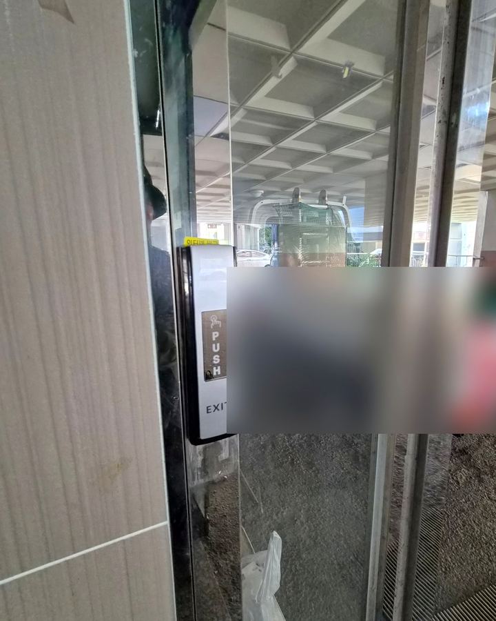 부개동 자동문도어락 설치 후 모습