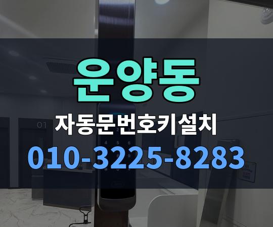 운양동 자동문번호키설치 010-3225-8283
